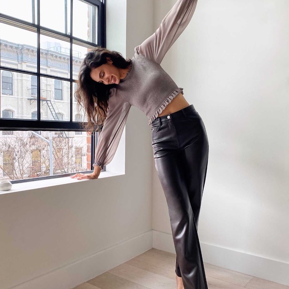 NWOT Aritzia Wilfred Tempest Blouse – Turner Taupe – Size S - Picture 6 of 7